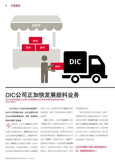 《歐洲涂料雜志中文版》（電子刊）2019第10期